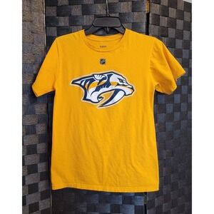 Filip Forsberg 9 Nashville Predators Reebok T-Shirt size Small